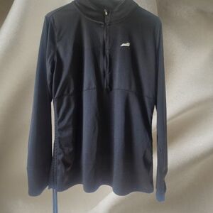Men's Black Half-Zip Sweater